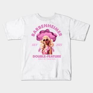 Barbenheimer Double Feature Kids T-Shirt